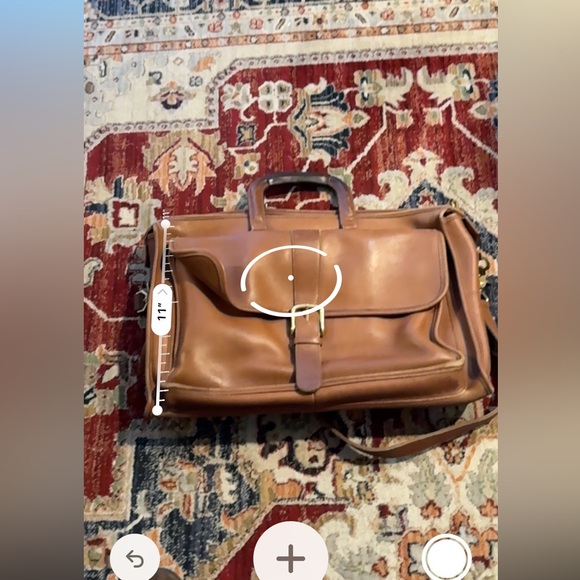 Vintage Coach Harrison Brown Leather Briefcase Messenger Carmel Cowhide 5283 - Picture 12 of 12